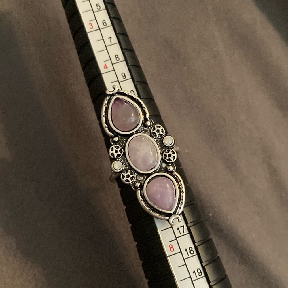 Three Stone Ring - image 1